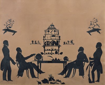 配置文件中的相似（黑纸粘贴在白纸上） 作者 奥古斯丁·阿曼特·康斯坦特·菲德尔·爱德华